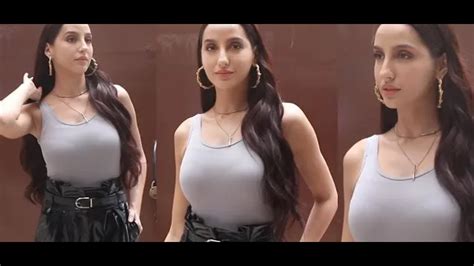 nora fatehi tits|Nora Fatehi Breasts Scene in Nora Fatehi Big Boobs